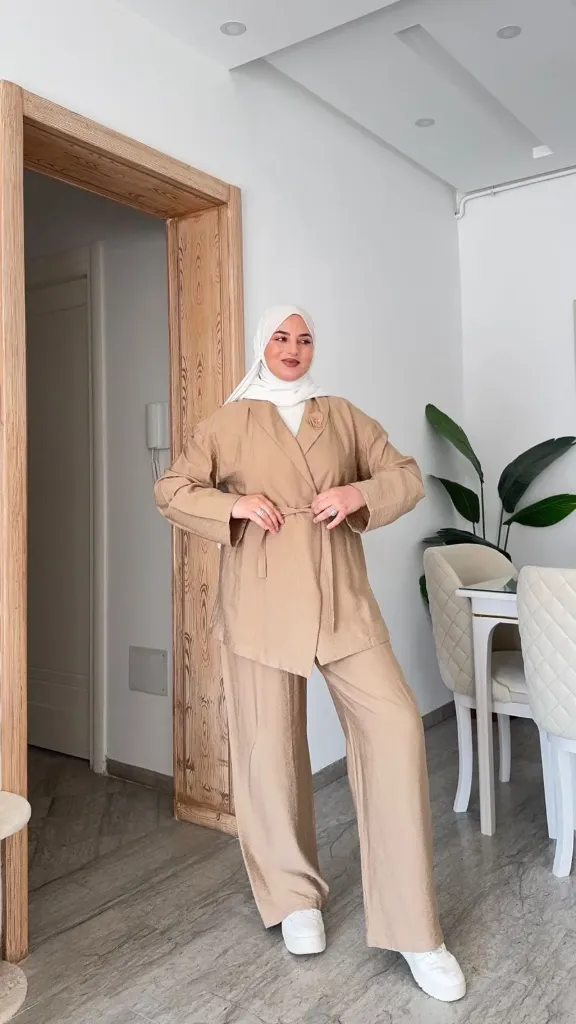 Set warda beige clair